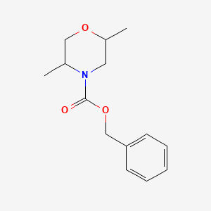molecular formula C14H19NO3 B14812441 Benzyl(2r,5r)-2,5-dimethylmorpholine-4-carboxylate 