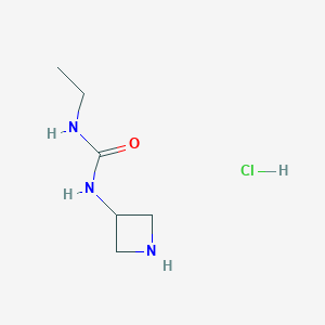 molecular formula C6H14ClN3O B1481265 1-(Azetidin-3-yl)-3-ethylurea hydrochloride CAS No. 2097970-30-2