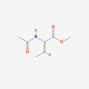 molecular formula C7H11NO3 B14812781 Methyl (Z)-2-acetamidobut-2-enoate CAS No. 60027-53-4