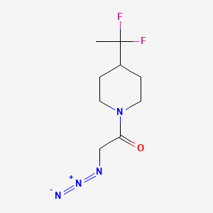 molecular formula C9H14F2N4O B1481310 2-Azido-1-(4-(1,1-difluoroethyl)piperidin-1-yl)ethan-1-one CAS No. 2097992-23-7