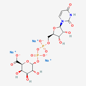 molecular formula C15H19N2Na3O18P2 B14814010 UDP-|A-D-galacturonic acid trisodium salt CAS No. 148407-07-2