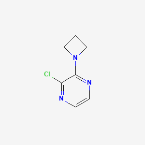 molecular formula C7H8ClN3 B1481403 2-(Azetidin-1-yl)-3-chloropyrazine CAS No. 1849238-55-6