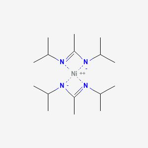 molecular formula C16H34N4Ni B14814117 Bis(N N'-diisopropylacetamidinato)nicke& CAS No. 635680-62-5