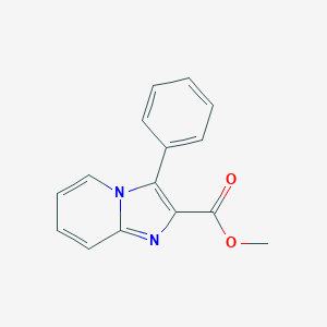 molecular formula C15H12N2O2 B148143 Methyl 3-phenylimidazo[1,2-a]pyridine-2-carboxylate CAS No. 132525-00-9