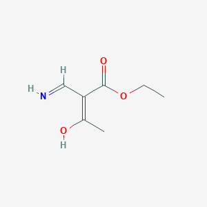 molecular formula C7H11NO3 B14814517 Ethyl 2-aminomethylidene-3-oxobutanoate 