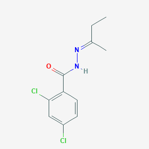 molecular formula C11H12Cl2N2O B14814697 N'-[(2E)-butan-2-ylidene]-2,4-dichlorobenzohydrazide 