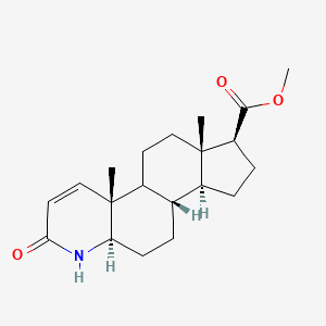 molecular formula C20H29NO3 B14814851 methyl (1S,3aS,3bS,5aR,9aR,11aS)-9a,11a-dimethyl-7-oxo-1,2,3,3a,3b,4,5,5a,6,9b,10,11-dodecahydroindeno[5,4-f]quinoline-1-carboxylate 