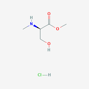 molecular formula C5H12ClNO3 B14814890 N-Me-D-Ser-OMe.HCl 