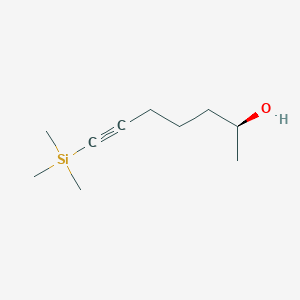 molecular formula C10H20OSi B14815014 (S)-7-(Trimethylsilyl)hept-6-yn-2-ol 
