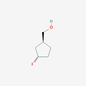 molecular formula C6H11FO B14815092 [trans-3-Fluorocyclopentyl]methanol 