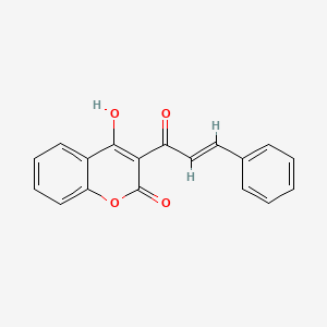 molecular formula C18H12O4 B14815290 3-cinnamoyl-4-hydroxy-2H-chromen-2-one 