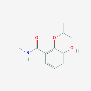 molecular formula C11H15NO3 B14815679 3-Hydroxy-2-isopropoxy-N-methylbenzamide 