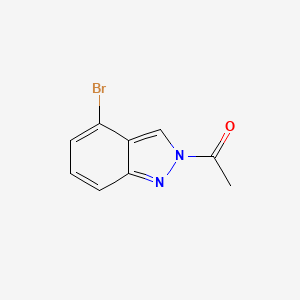 molecular formula C9H7BrN2O B14815811 Ethanone, 1-(4-bromo-indazol-2-YL)- 