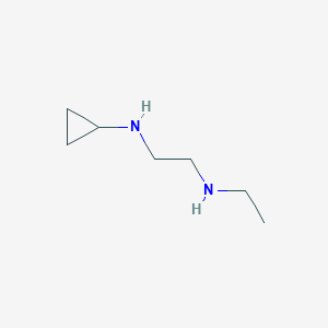 molecular formula C7H16N2 B14816519 N-cyclopropyl-N'-ethylethane-1,2-diamine 