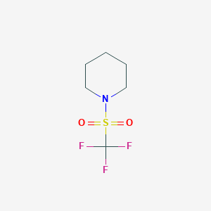 molecular formula C6H10F3NO2S B14816692 1-(Trifluoromethylsulfonyl)piperidine 