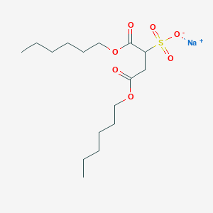 molecular formula C16H30NaO7S B148167 Dihexyl sodium sulfosuccinate CAS No. 3006-15-3