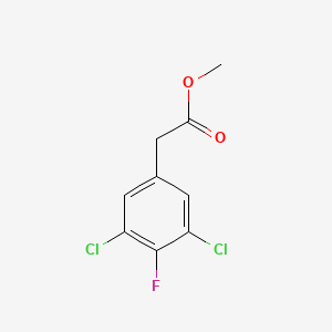 molecular formula C9H7Cl2FO2 B1481682 Methyl 3,5-dichloro-4-fluorophenylacetate CAS No. 1803854-76-3