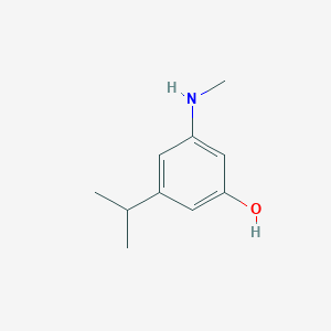 molecular formula C10H15NO B14816854 3-Isopropyl-5-(methylamino)phenol 