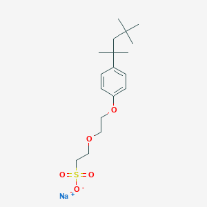 molecular formula C18H29NaO5S B148169 Sodium octylphenoxyethoxyethyl sulfonate CAS No. 3013-94-3