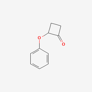 molecular formula C10H10O2 B14817249 2-Phenoxycyclobutan-1-one 
