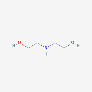 molecular formula C4H11NO2<br>(CH2CH2OH)2NH<br>C4H11NO2 B148175 二乙醇胺 CAS No. 61791-44-4