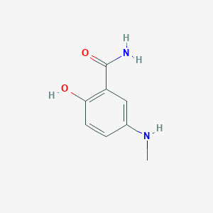 molecular formula C8H10N2O2 B14817713 2-Hydroxy-5-(methylamino)benzamide 