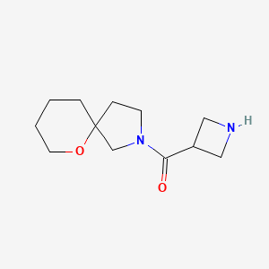 molecular formula C12H20N2O2 B1481776 Azetidin-3-yl(6-oxa-2-azaspiro[4.5]decan-2-yl)methanone CAS No. 2098090-80-1