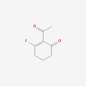 2-Acetyl-3-fluorocyclohex-2-en-1-one