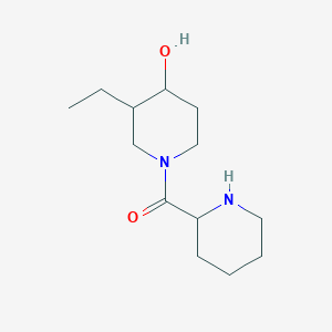 molecular formula C13H24N2O2 B1481800 (3-Ethyl-4-hydroxypiperidin-1-yl)(piperidin-2-yl)methanone CAS No. 2097951-39-6