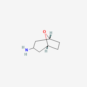 molecular formula C7H13NO B14818131 (1R,5R)-8-oxabicyclo[3.2.1]octan-3-amine 
