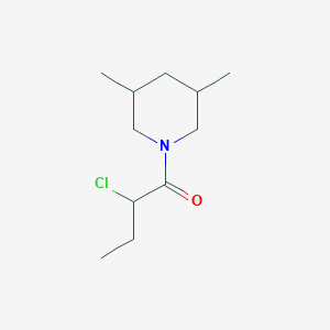 molecular formula C11H20ClNO B1481818 2-Chloro-1-(3,5-dimethylpiperidin-1-yl)butan-1-one CAS No. 2098143-16-7