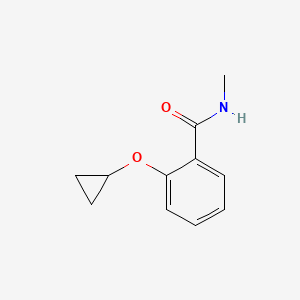 molecular formula C11H13NO2 B14818328 2-Cyclopropoxy-N-methylbenzamide 