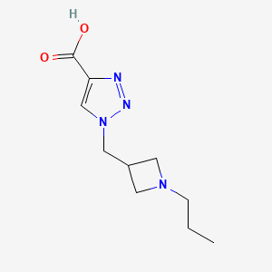 1-((1-propylazetidin-3-yl)methyl)-1H-1,2,3-triazole-4-carboxylic acid
