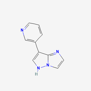 7-(pyridin-3-yl)-1H-imidazo[1,2-b]pyrazole