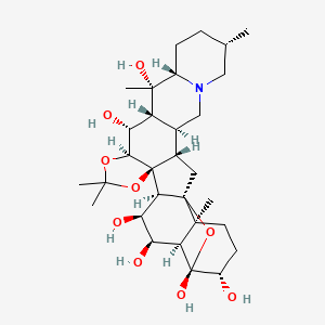 molecular formula C30H47NO9 B14818978 6,10,11-Hexol 