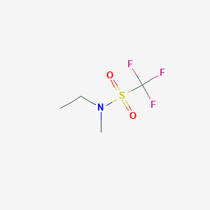 molecular formula C4H8F3NO2S B14818999 N-ethyl-N-methyl-trifluoromethanesulfonamide 