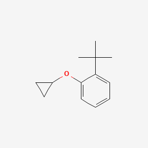 molecular formula C13H18O B14819311 1-Tert-butyl-2-cyclopropoxybenzene 
