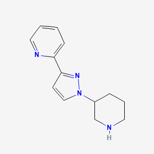 2-(1-(piperidin-3-yl)-1H-pyrazol-3-yl)pyridine