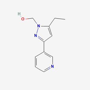 (5-ethyl-3-(pyridin-3-yl)-1H-pyrazol-1-yl)methanol