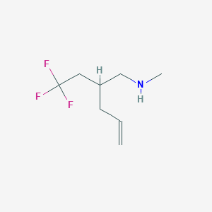 N-methyl-2-(2,2,2-trifluoroethyl)pent-4-en-1-amine