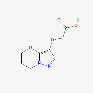 2-((6,7-dihydro-5H-pyrazolo[5,1-b][1,3]oxazin-3-yl)oxy)acetic acid