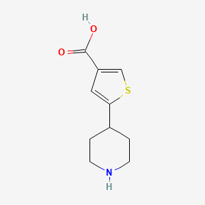 5-(Piperidin-4-yl)thiophene-3-carboxylic acid