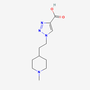 1-(2-(1-methylpiperidin-4-yl)ethyl)-1H-1,2,3-triazole-4-carboxylic acid