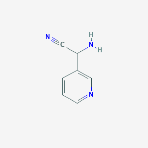 Amino(pyridin-3-yl)acetonitrile