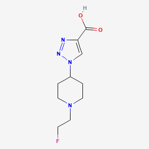 1-(1-(2-fluoroethyl)piperidin-4-yl)-1H-1,2,3-triazole-4-carboxylic acid