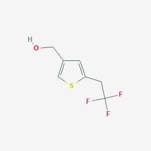 molecular formula C7H7F3OS B1481971 (5-(2,2,2-Trifluoroethyl)thiophen-3-yl)methanol CAS No. 2092064-97-4