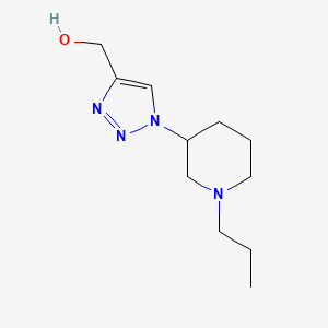 molecular formula C11H20N4O B1481972 (1-(1-propylpiperidin-3-yl)-1H-1,2,3-triazol-4-yl)methanol CAS No. 2098120-47-7