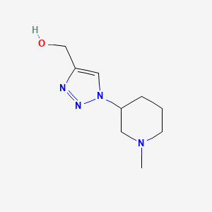 molecular formula C9H16N4O B1481973 (1-(1-methylpiperidin-3-yl)-1H-1,2,3-triazol-4-yl)methanol CAS No. 2092696-87-0
