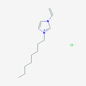 molecular formula C13H23ClN2 B14819747 1-Octyl-3-vinylimidazolium chloride 