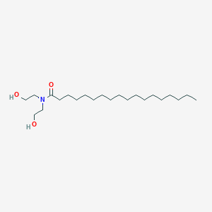 molecular formula C22H45NO3 B148199 N,N-Bis(2-hydroxyethyl)stearamide CAS No. 93-82-3